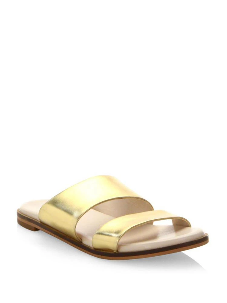 商品Cole Haan|Cole Haan - Anica Gold Sandals,价格¥523,第1张图片