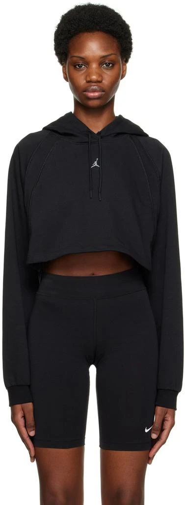 商品Jordan|Black Cropped Hoodie,价格¥221,第1张图片