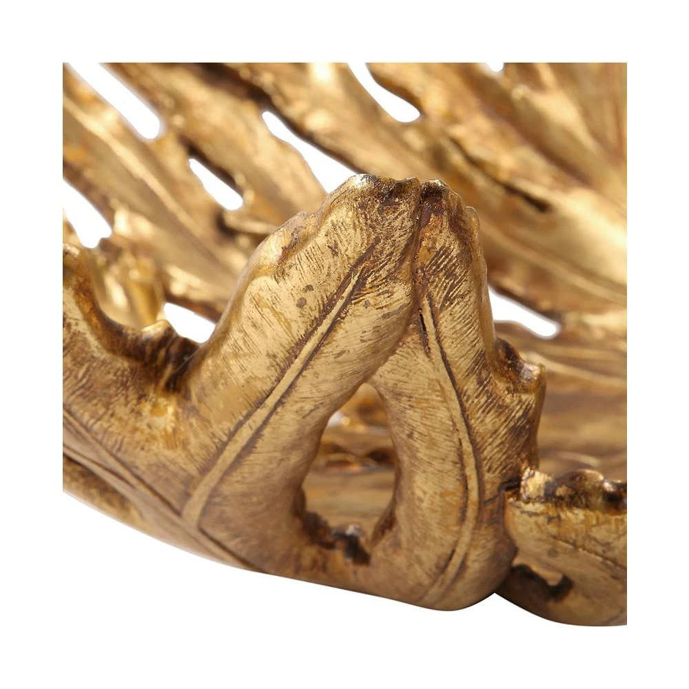 商品Uttermost|Oak Leaf Metallic Gold Bowl,价格¥2093,第2张图片详细描述