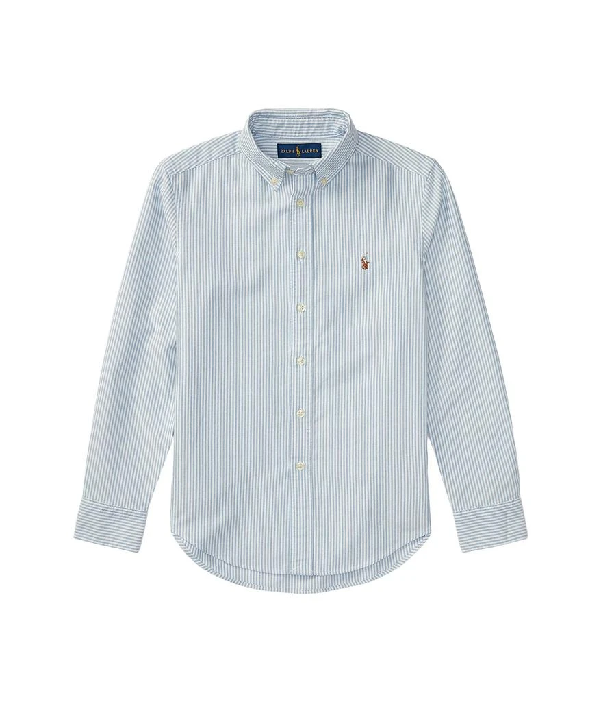 商品Ralph Lauren|Striped Cotton Oxford Shirt (Big Kids),价格¥415,第1张图片