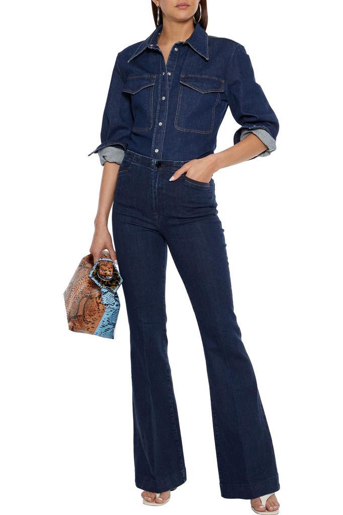 商品J Brand|Darted high-rise flared jeans,价格¥790,第6张图片详细描述