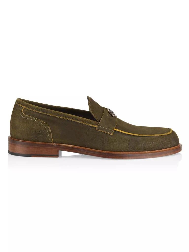 商品POLLINI|Classic Suede Penny Loafers,价格¥2998,第1张图片