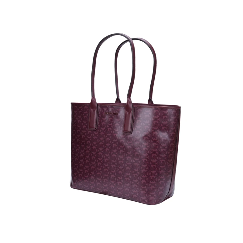 商品Michael Kors|Michael Kors 奥莱款女士皮质单肩手提包35H1T2JT3C-MERLOT,价格¥810,第1张图片