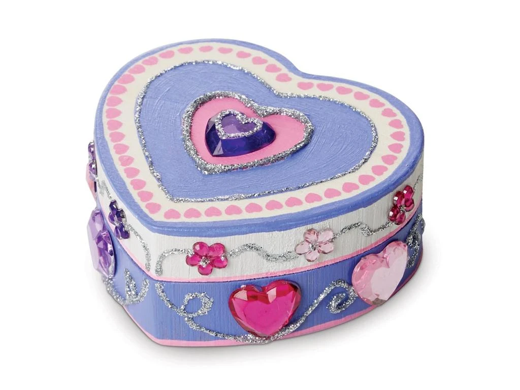 商品Melissa & Doug|Heart Box Wooden Craft Kit,价格¥65,第2张图片详细描述