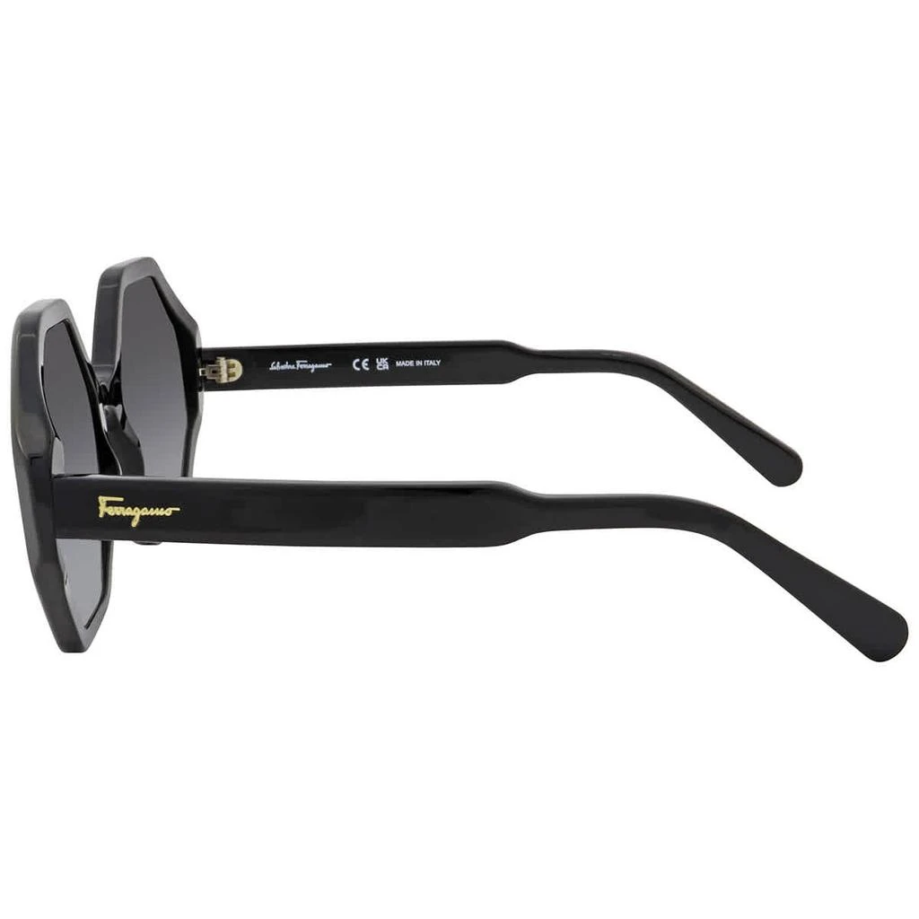 商品Salvatore Ferragamo|Grey Gradient Hexagonal Ladies Sunglasses SF1070S 001 52,价格¥439,第3张图片详细描述