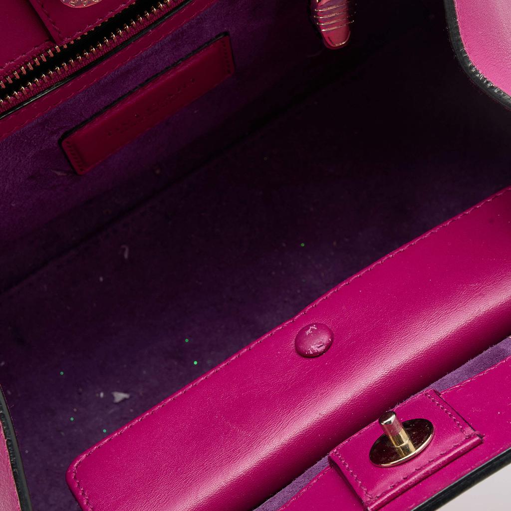 Bvlgari Pink Leather Serpenti Tote商品第7张图片规格展示