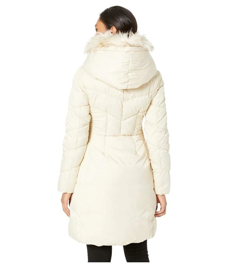 商品Via Spiga|Faux Fur Trimmed Hood Winter Coat,价格¥650,第3张图片详细描述