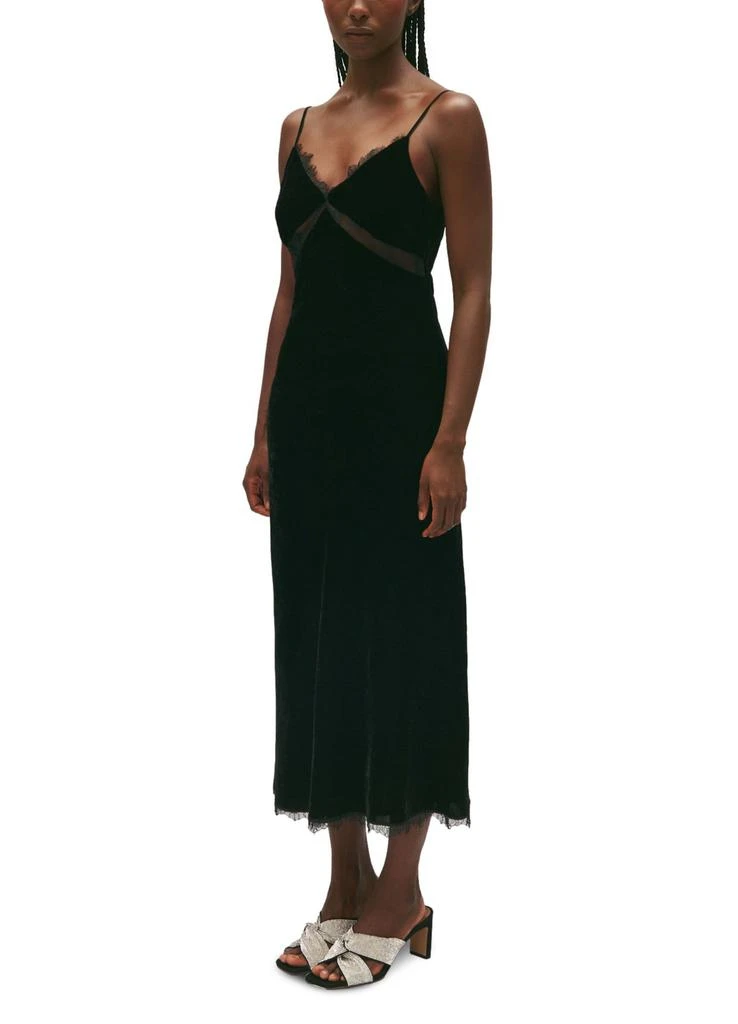 商品Claudie Pierlot|中长款丝绒连衣裙,价格¥1901,第5张图片详细描述