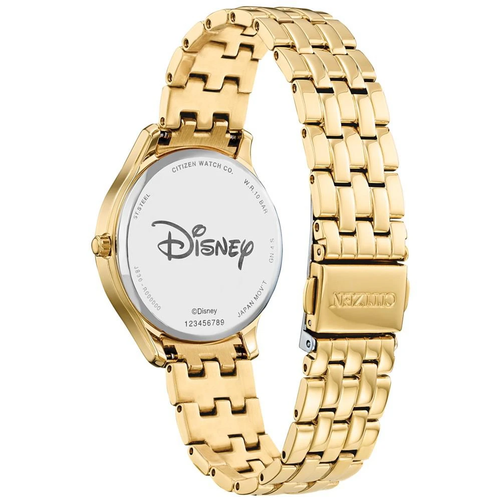 商品Citizen|Minnie Mouse Gold-Tone Stainless Steel Bracelet Watch 30mm,价格¥2071,第3张图片详细描述