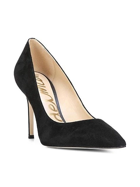 商品Sam Edelman|Hazel Suede Point Toe Pumps,价格¥1138,第2张图片详细描述