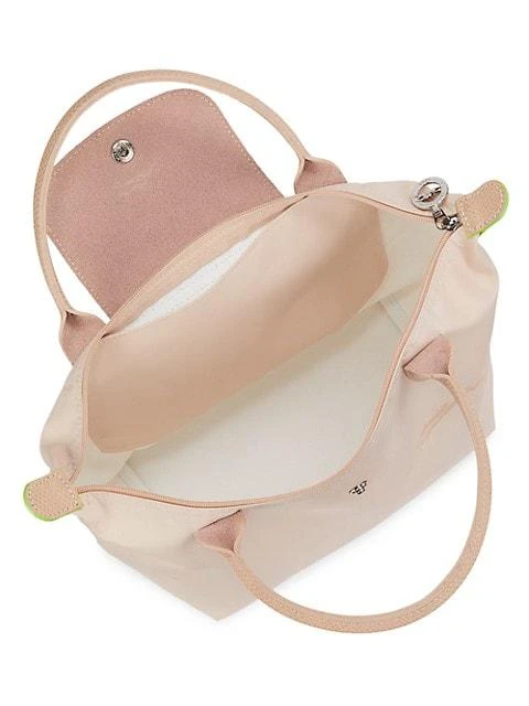 商品Longchamp|Small Le Pliage Green Top Handle Bag,价格¥349,第3张图片详细描述