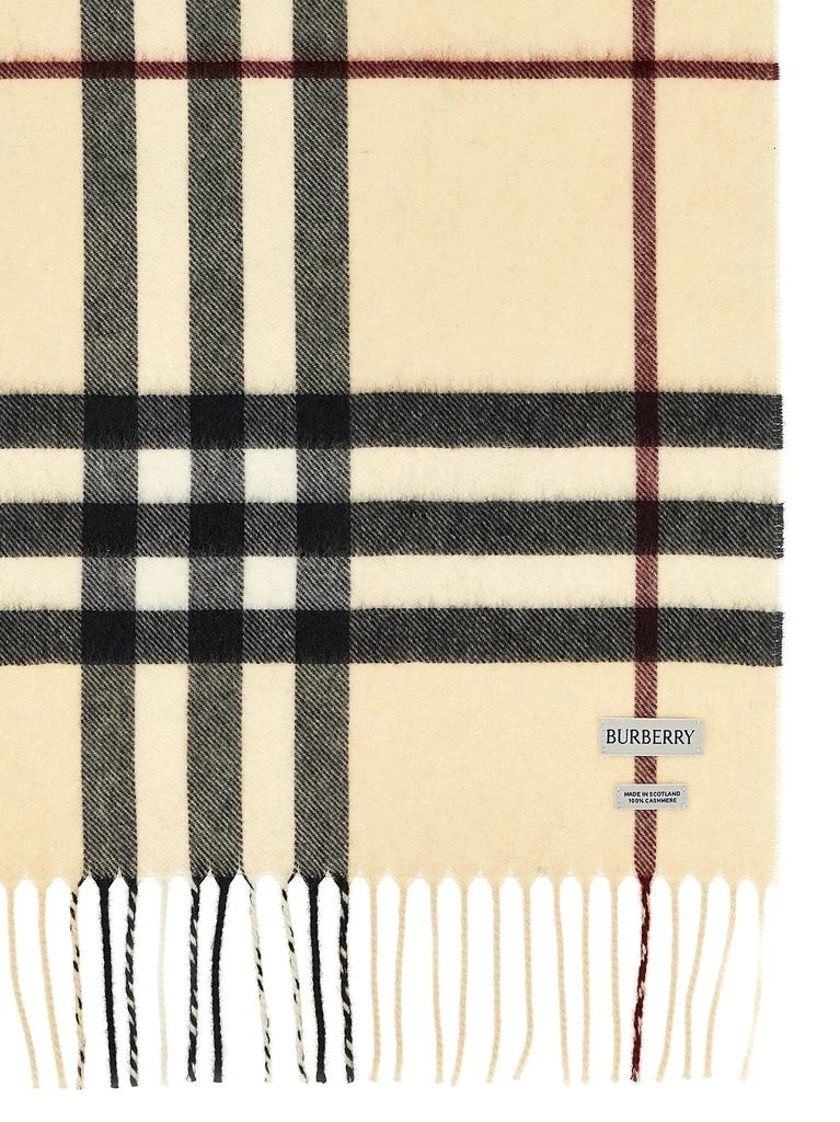 商品Burberry|Check Scarf Scarves, Foulards Beige,价格¥2873,第2张图片详细描述