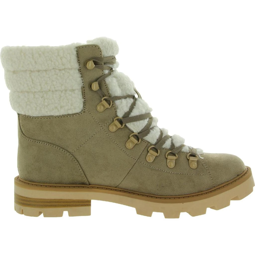 商品Nine West|Nine West Womens Rory 2 Suede Block Heel Combat & Lace-up Boots,价格¥91,第2张图片详细描述