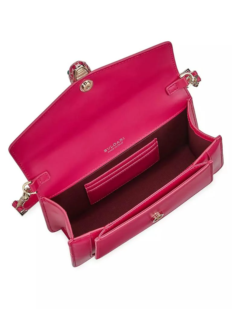 商品BVLGARI|Serpenti Forever E/W Leather Shoulder Bag,价格¥20753,第4张图片详细描述