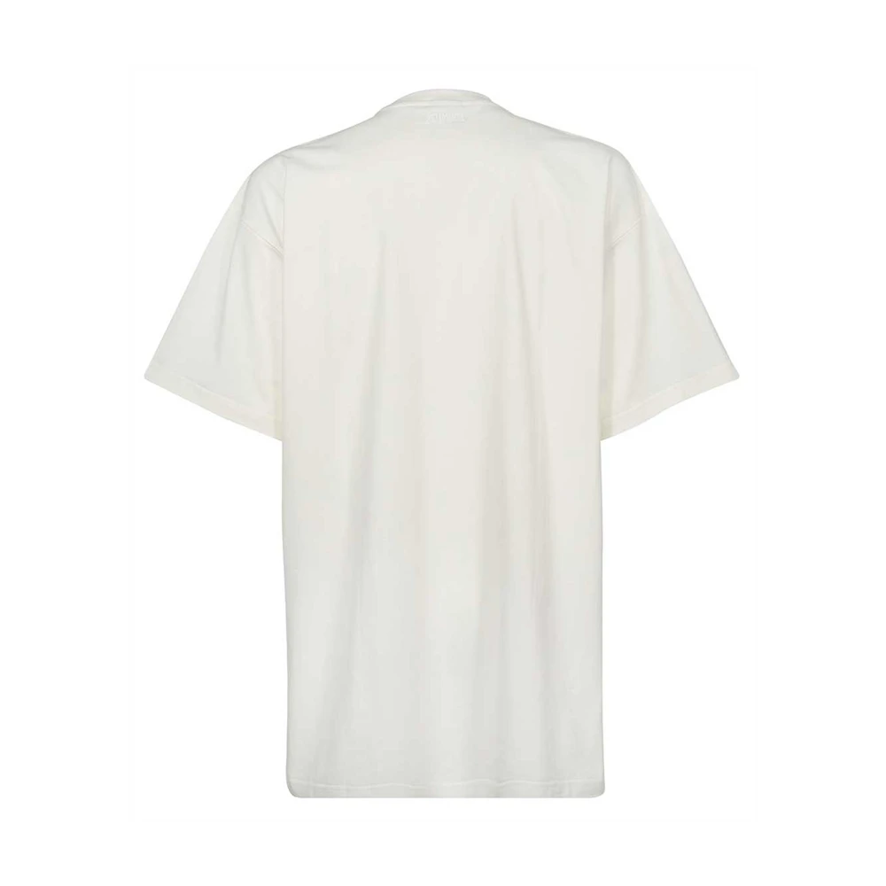 VETEMENTS 男士白色印花圆领短袖T恤 UE51TR520W-WHITE 商品