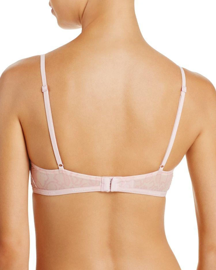 商品Calvin Klein|Sheer Marquisette Lace-Trim Triangle Bralette,价格¥101,第2张图片详细描述