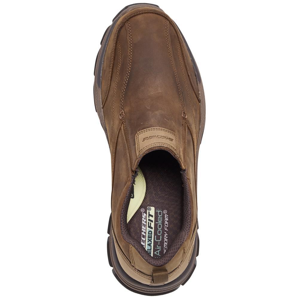 商品SKECHERS|Men's Relaxed Fit Respected - Lowry Slip-On Casual Sneakers from Finish Line,价格¥639,第7张图片详细描述