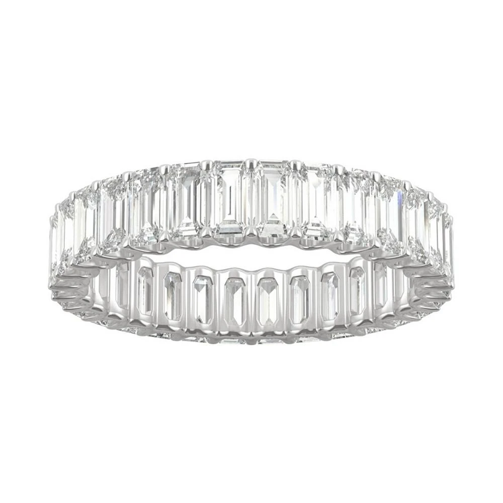 商品Charles & Colvard|Moissanite Baguette Eternity Band (3 ct. t.w. DEW) in 14k White Gold,价格¥9551,第1张图片