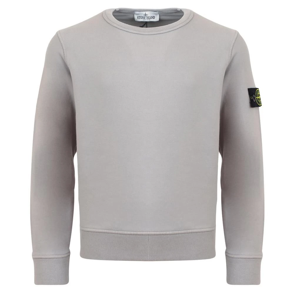 商品Stone Island Junior|Grey Sweatshirt,价格¥722,第1张图片