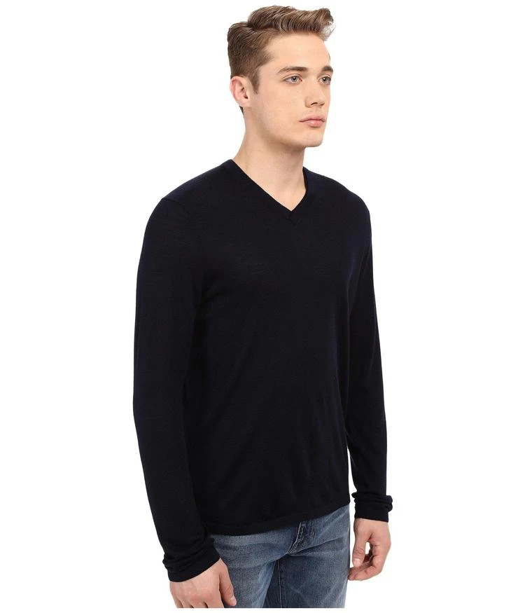 商品Vince|Wool Silk Long Sleeve Jersey V-Neck,价格¥1052,第4张图片详细描述