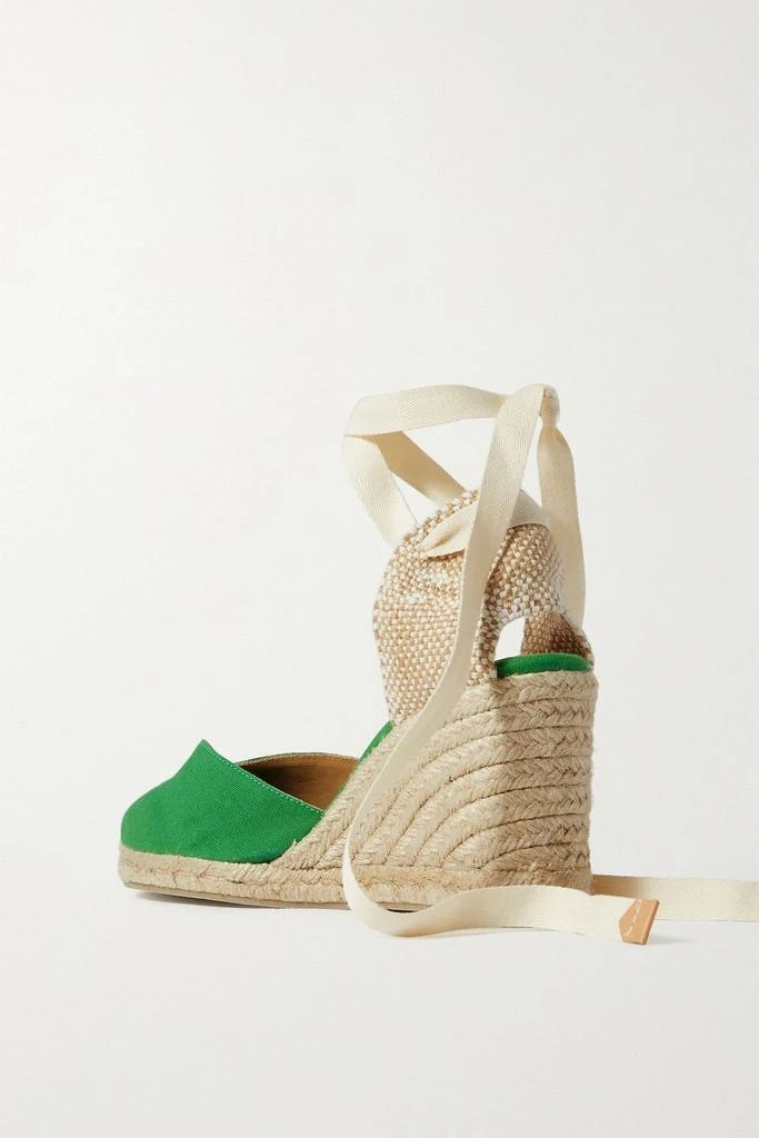 商品CASTAÑER|Chiara 80 canvas wedge espadrilles,价格¥660,第3张图片详细描述