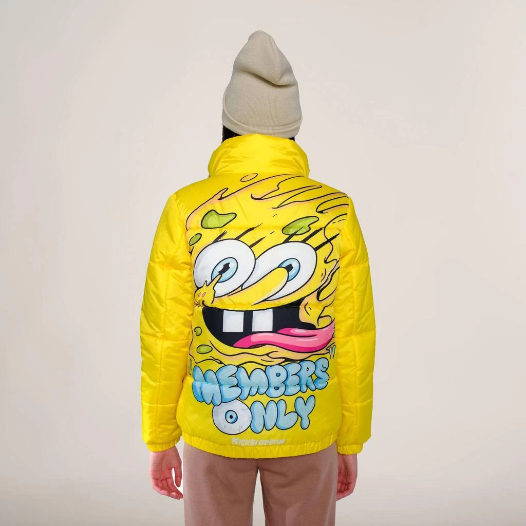 商品Members Only|Women's Spongebob Reversible Cire Puffer Jacket,价格¥294,第1张图片