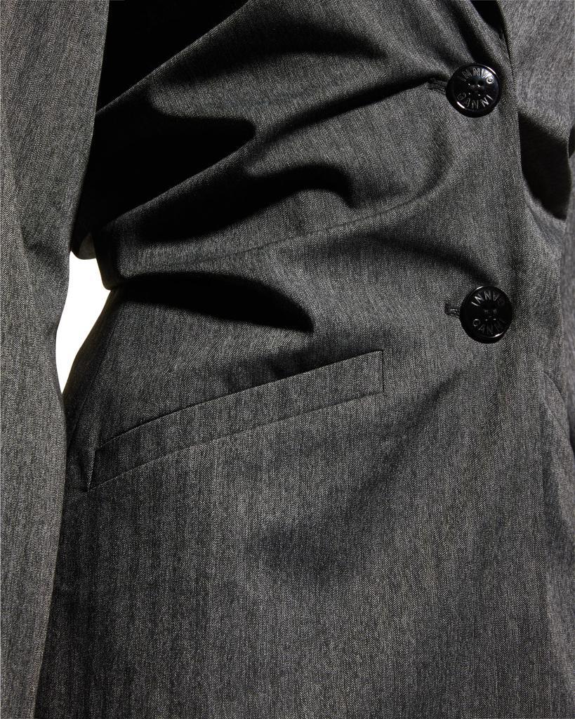 Draped Suiting Blazer商品第7张图片规格展示