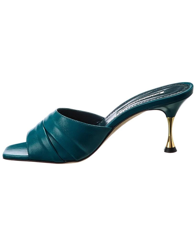 商品Manolo Blahnik|Manolo Blahnik Picoux 70 Leather Sandal,价格¥3321,第2张图片详细描述