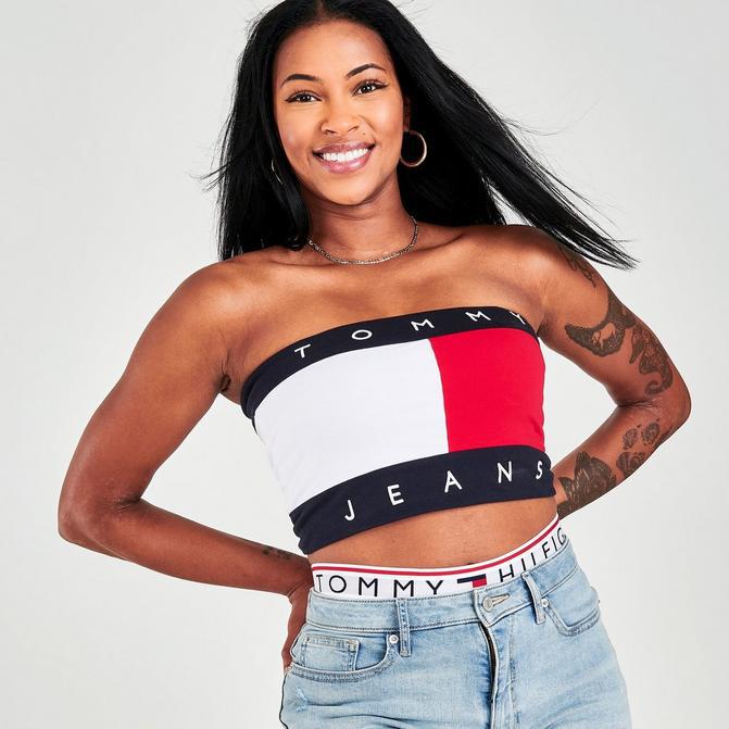 Women's Tommy Jeans Bandeau Top商品第1张图片规格展示