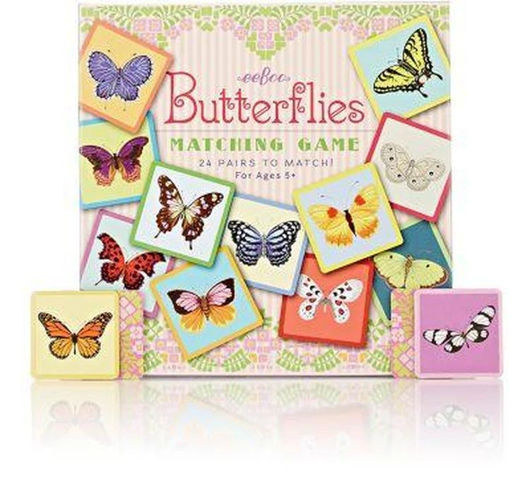 商品Eeboo|Butterflies Matching Game,价格¥105,第1张图片