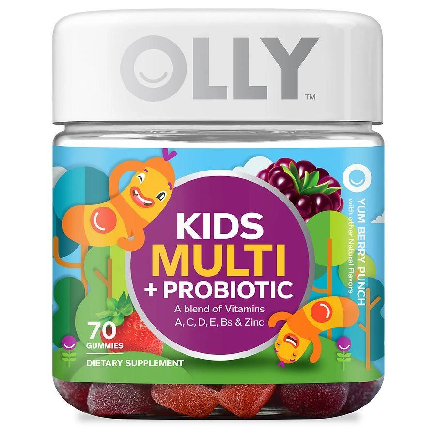 商品OLLY|Olly 儿童维生素&益生菌 水果软糖 70粒,价格¥119,第1张图片