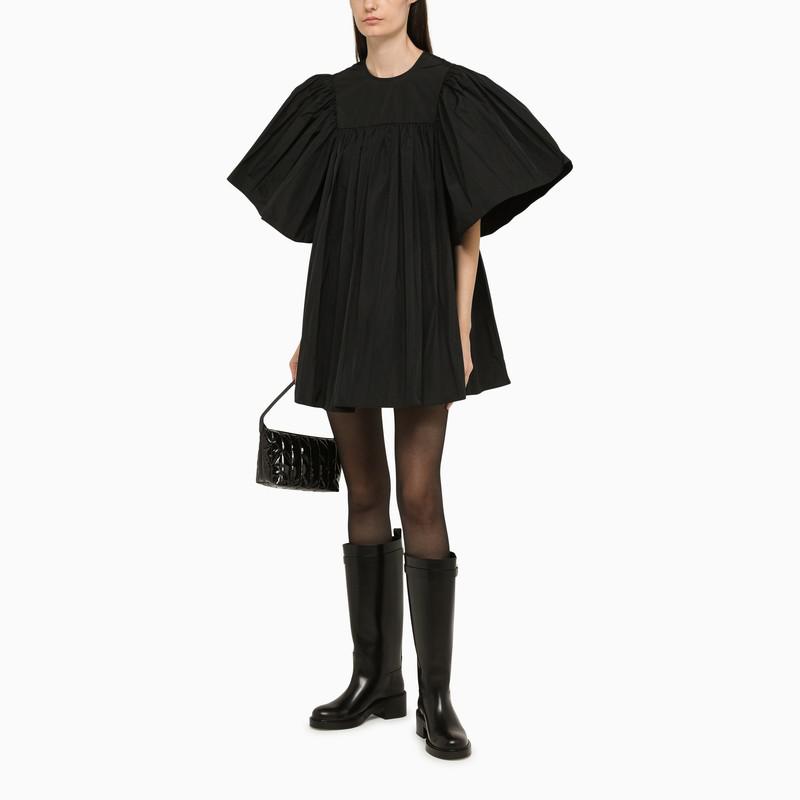 Short black taffeta dress商品第3张图片规格展示