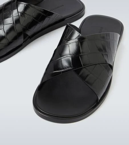 商品Balenciaga|Logo leather sandals,价格¥2980,第3张图片详细描述
