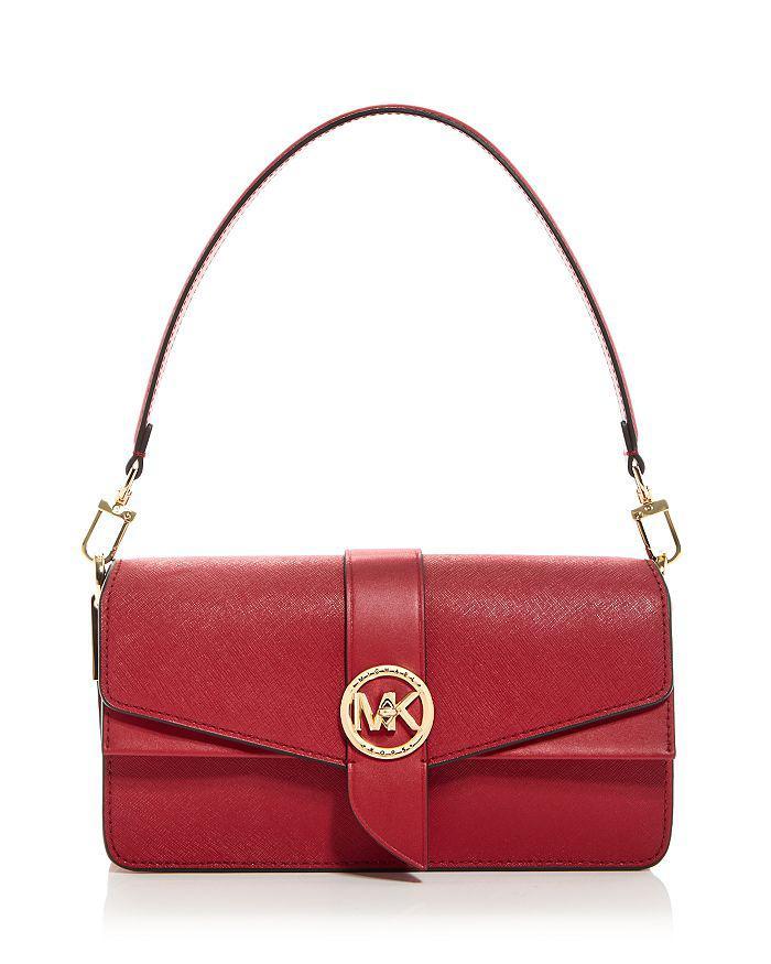 商品Michael Kors|Greenwich Medium Leather Shoulder Bag,价格¥2929,第3张图片详细描述