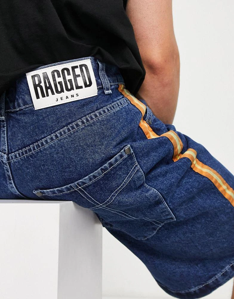 商品The Ragged Priest|The Ragged Priest racer skate denim shorts in blue,价格¥482,第4张图片详细描述