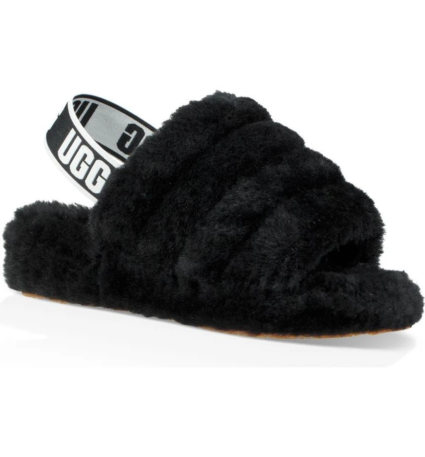 商品UGG|Fluff Yeah Faux Fur Slingback Sandal,价格¥375,第1张图片