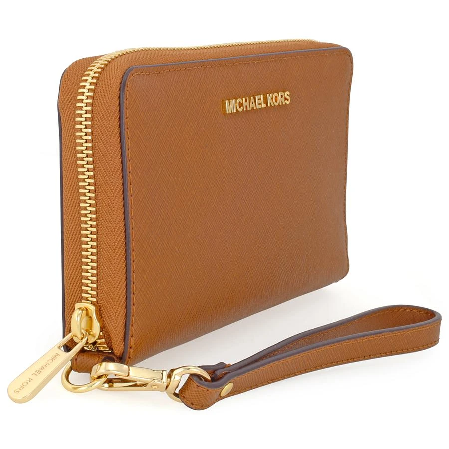 商品Michael Kors|Michael Kors Jet Set Travel Large Smartphone Wristlet - Luggage,价格¥694,第2张图片详细描述