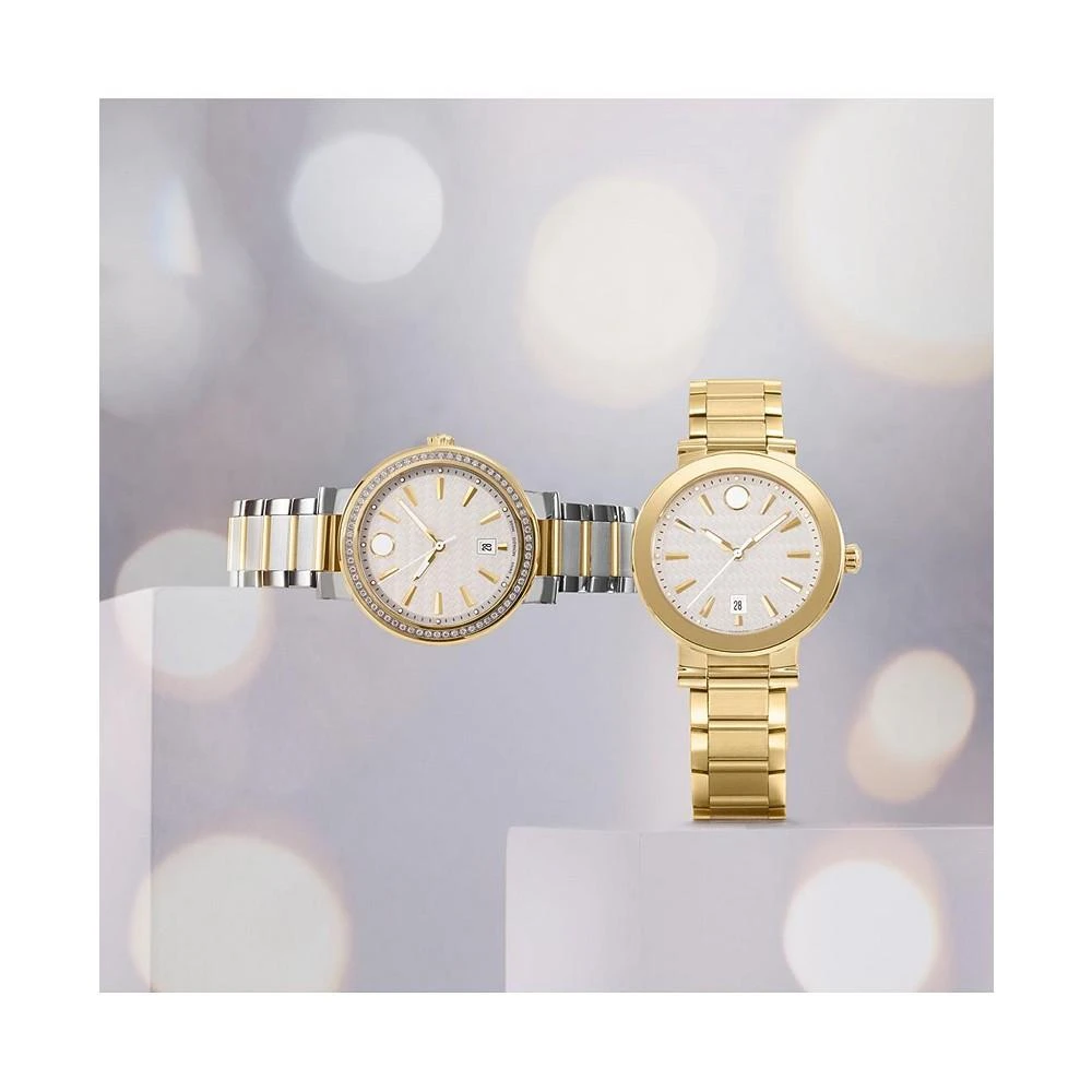 商品Movado|Vizio Men's Swiss Chronograph Gold-Tone PVD Bracelet Watch 45mm,价格¥20807,第4张图片详细描述
