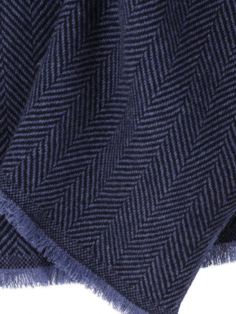 商品Brunello Cucinelli|Brunello Cucinelli Scarves in Blue Colored,价格¥7509,第2张图片详细描述