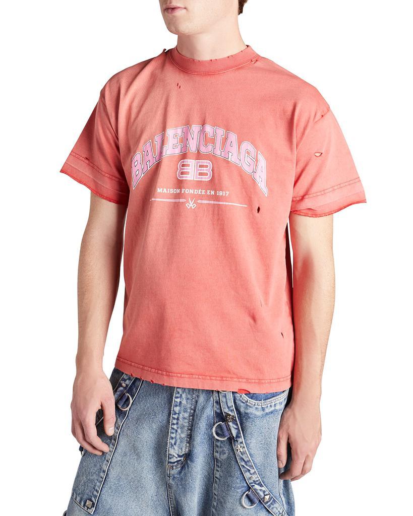 商品Balenciaga|Men's Logo Crew T-Shirt,价格¥4886,第1张图片