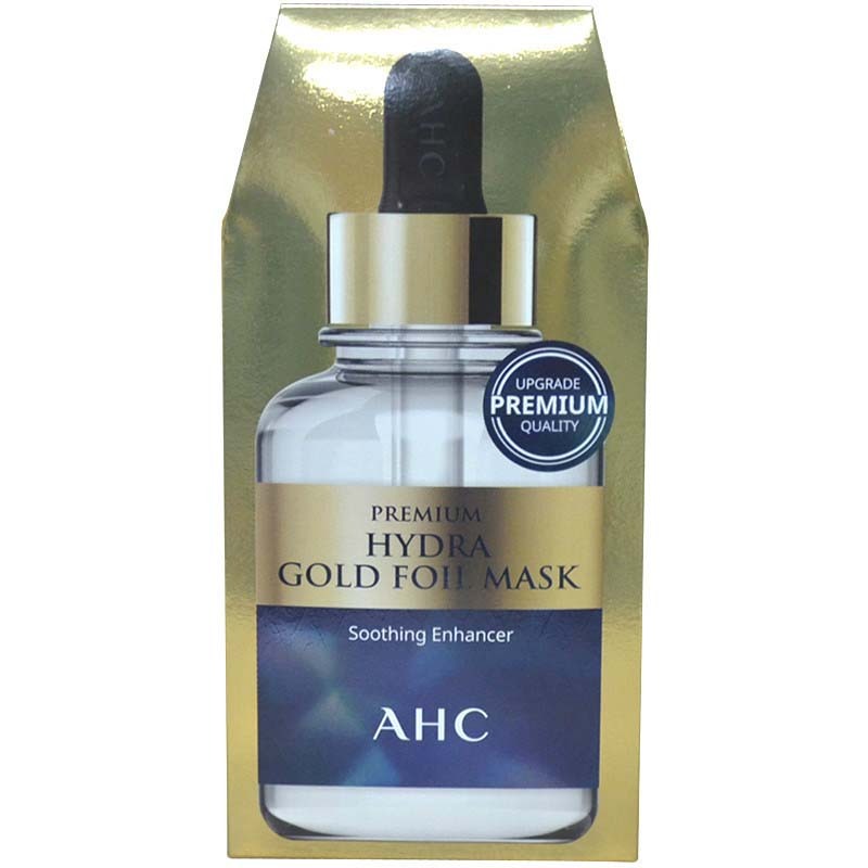 商品AHC|AHC 面膜 黄金锡纸蒸汽 25g*5片/盒,价格¥101,第1张图片