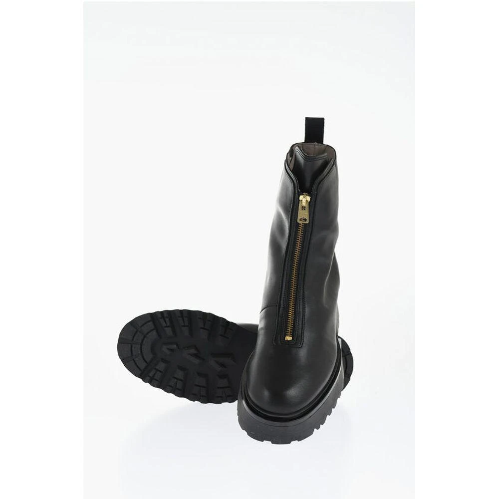 商品ALL SAINTS|AllSaints Leather OPHELIA Booties with Frontal Zip,价格¥1206,第1张图片
