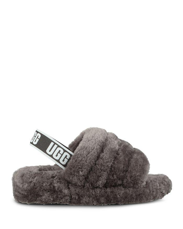 Women's Fluff Yeah Shearling Slingback Slippers商品第4张图片规格展示