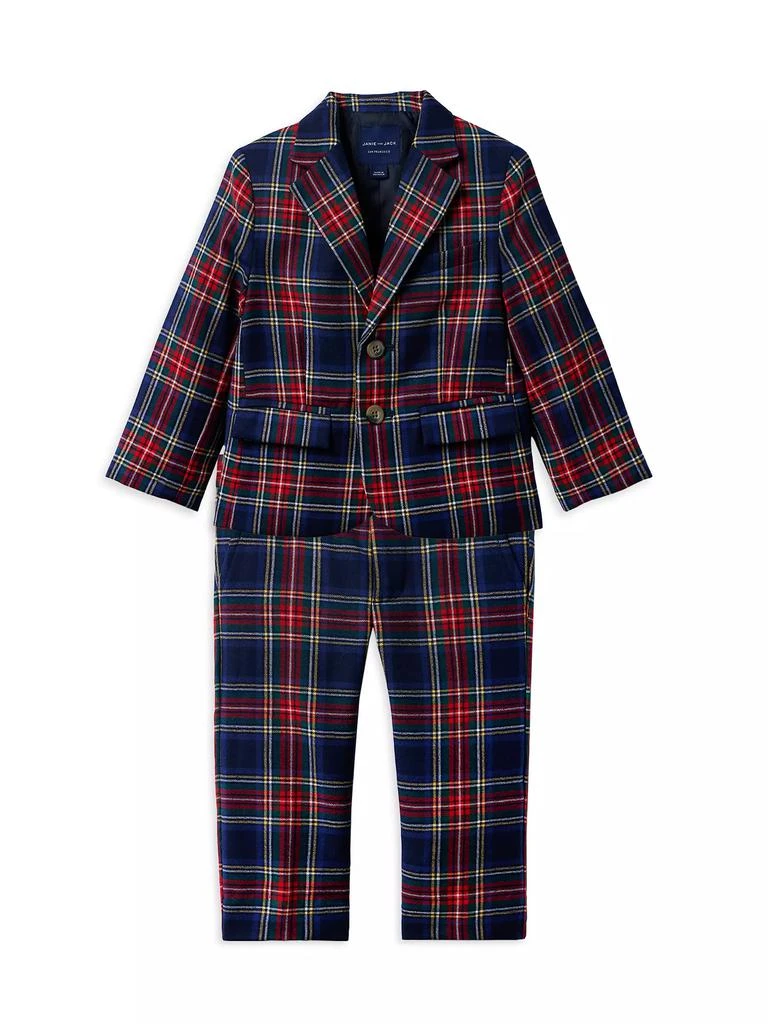 商品Janie and Jack|Baby Boy's, Little Boy's &amp; Boy's The Tartan Blazer,价格¥629,第2张图片详细描述