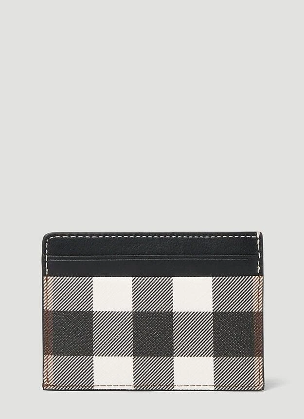 商品Burberry|Check Motif Cardholder in Brown,价格¥1831,第3张图片详细描述
