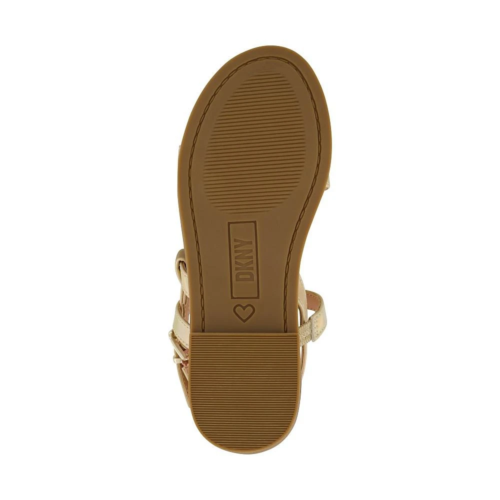 商品DKNY|Little Girls Open Toe Flat Sandals,价格¥328,第5张图片详细描述
