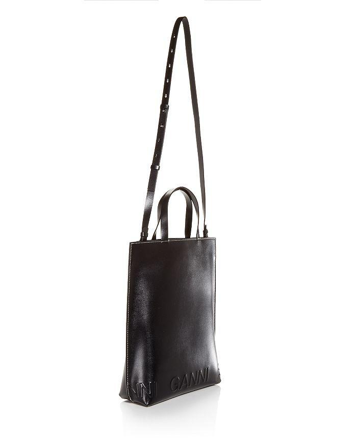 商品Ganni|GANNI Banner Recycled Leather Medium Tote,价格¥1961,第4张图片详细描述