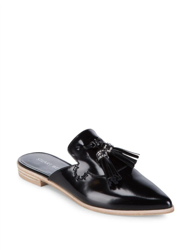 商品Stuart Weitzman|Slidealong 真皮穆勒鞋,价格¥3353,第1张图片