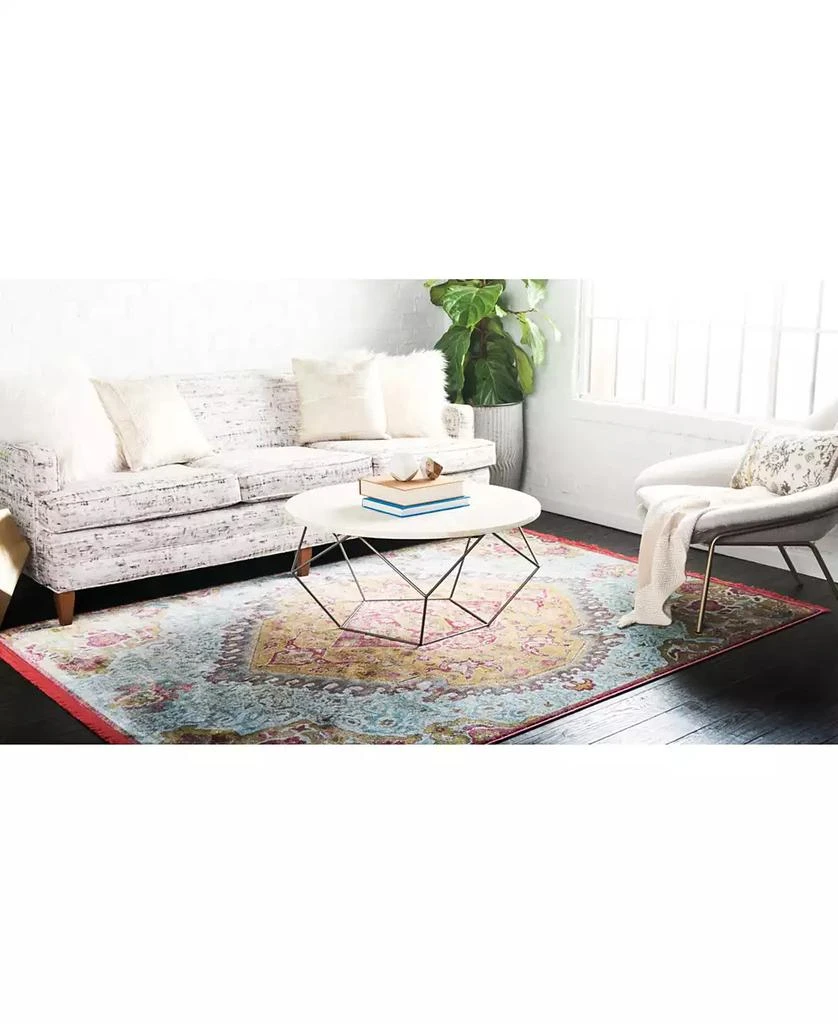 商品Bayshore Home|CLOSEOUT! Kenna Ken1 Gold 5' 5" x 8' Area Rug,价格¥858,第3张图片详细描述