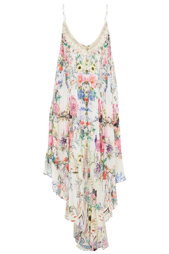 商品Camilla|Asymmetric pleated floral-print georgette dress,价格¥2884,第1张图片
